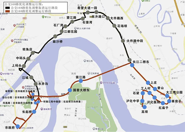 泸州长江二桥及其连线7月1日试通车 公交线路这样走