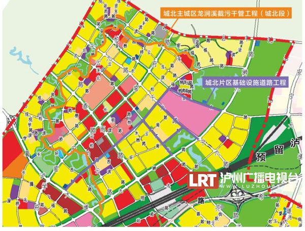 泸州沱江新城城北片区五条道路 力争今年底投用(图3)