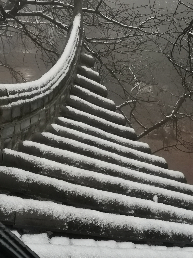 泸州市合江笔架山雪景